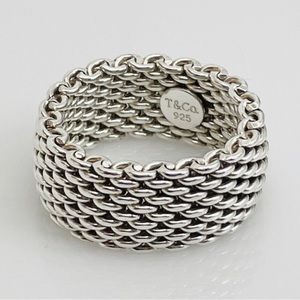 Tiffany & Co Silver Mesh Ring